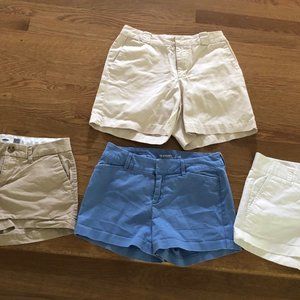 Four pair of shorts